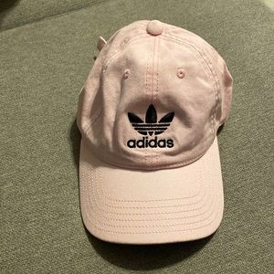 Pink adidas hat